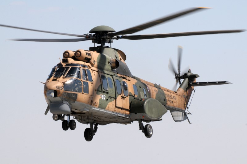 Photo 08.JPG - During the flight phase of the exercise a AS.532AL Cougar was in the air for a possible rescue mission